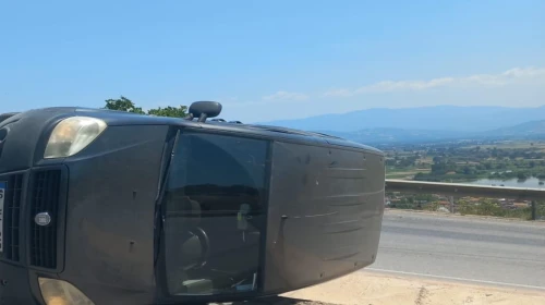 Kontrolden çıkan araç takla attı: 1 yaralı
