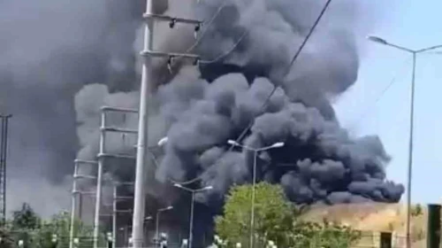 Kocaeli’de iş yerinde çıkan yangına müdahale ediliyor