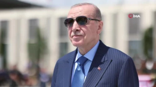 Cumhurbaşkanı Erdoğan, ABD Başkanı Trump’ı resmi törenle karşıladı