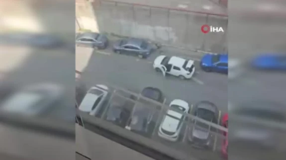 İsrail Konsolosluğu yakınında çatışma: Teröristin etkisiz hale getirildiği anlar kamerada