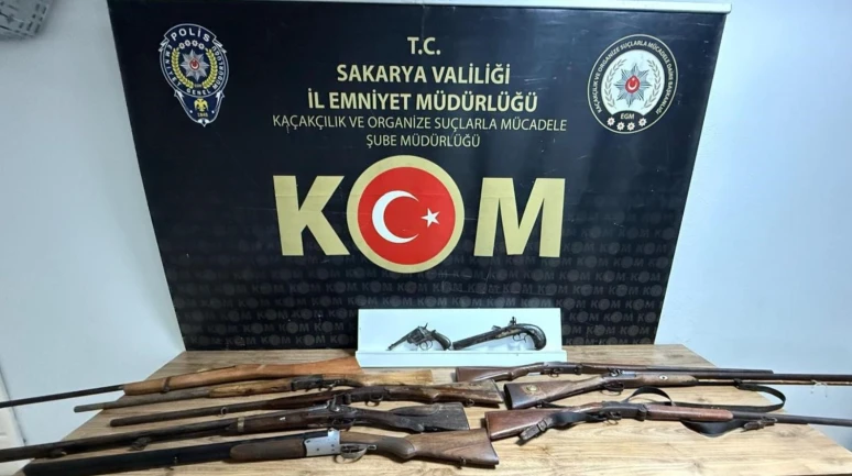Sakarya’da silah kaçakçılığı operasyonu: 1 gözaltı