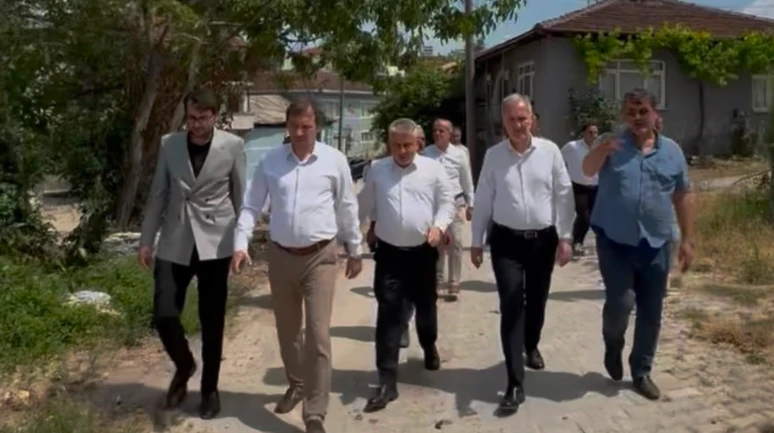 İnegöl Belediyesi kırsalda üst yapı hamlesini sürdürüyor