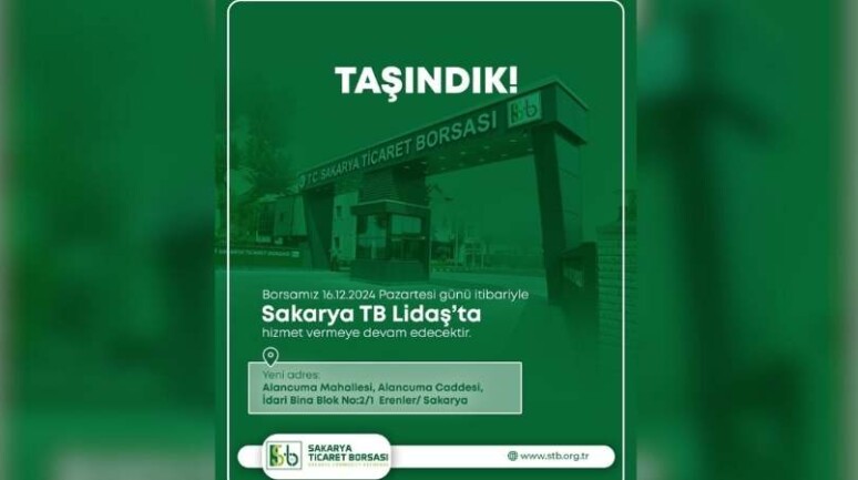 Sakarya Ticaret Borsası Taşındı