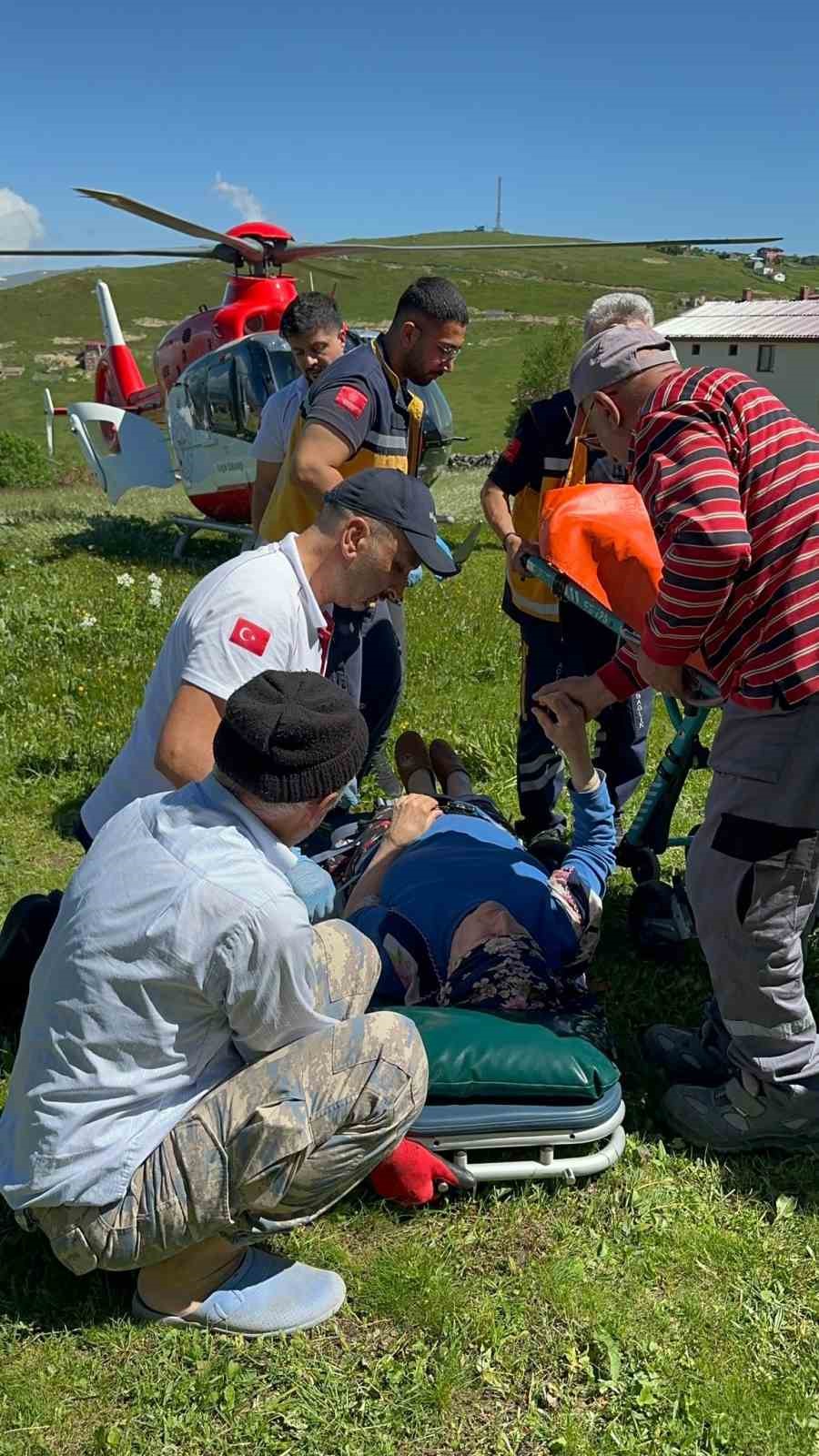 helikopter-ambulans-6-ayda-yaklasik-100-hasta-icin-havalandi