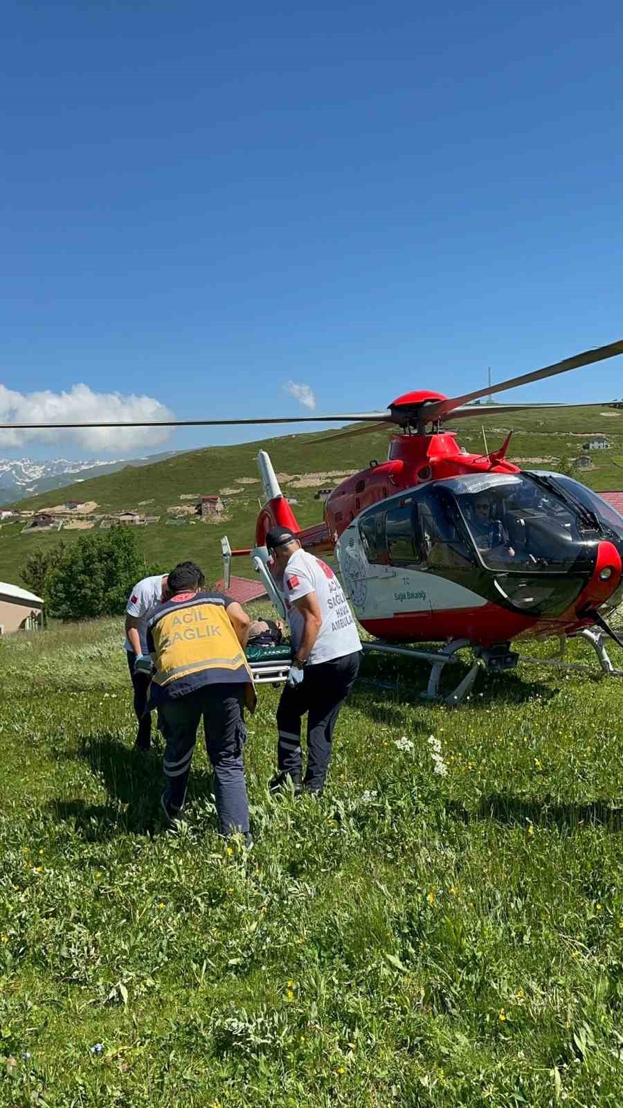 helikopter-ambulans-6-ayda-yaklasik-100-hasta-icin-havalandi
