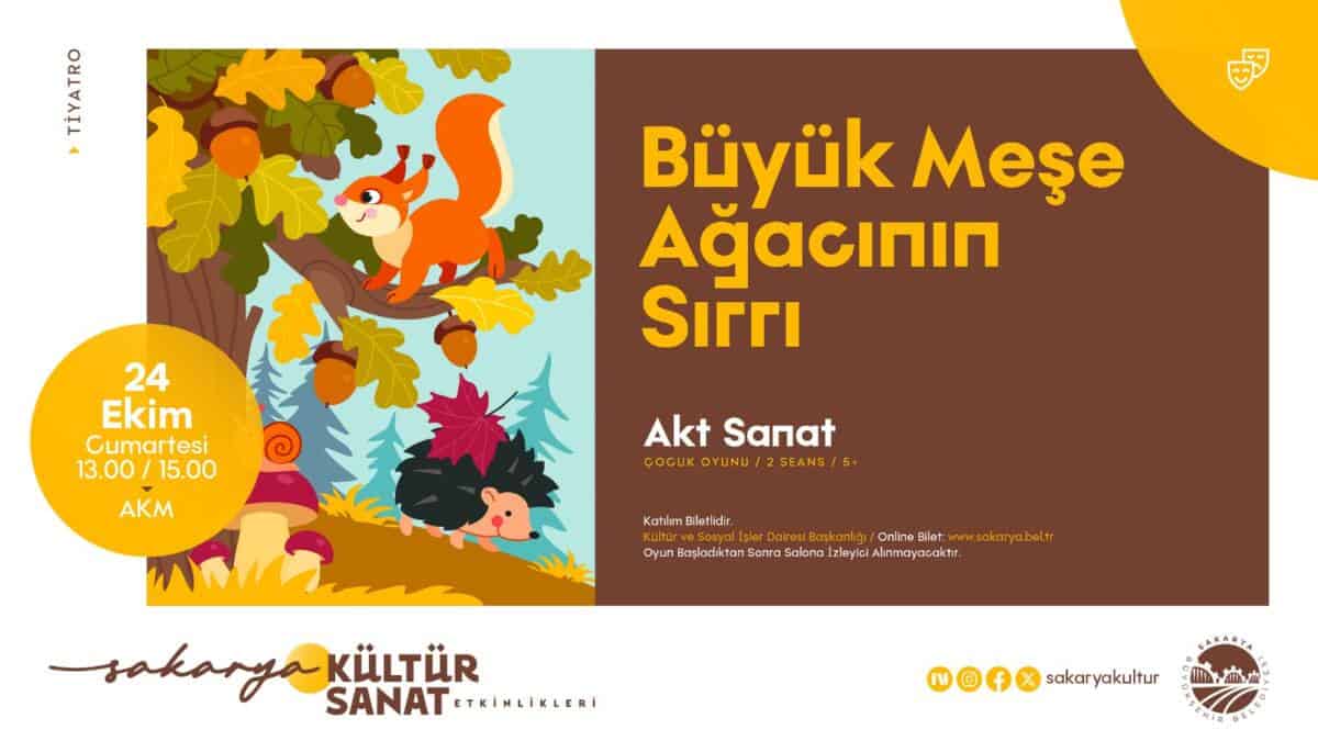 AKM’de Hafta Sonu Çocuk Tiyatrosu ve Söyleşi