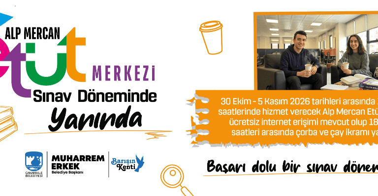 Alp Mercan Etüt Merkezi Sınav Döneminde Açık