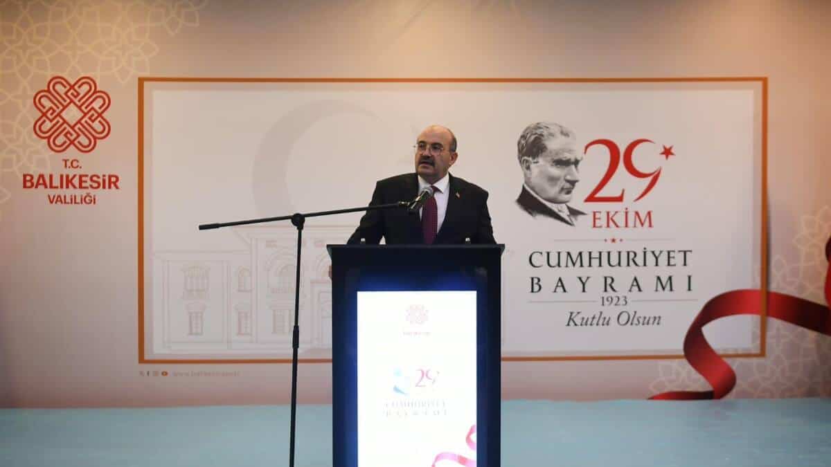 Balıkesir’de Cumhuriyet Bayramı Resepsiyonu Yapıldı