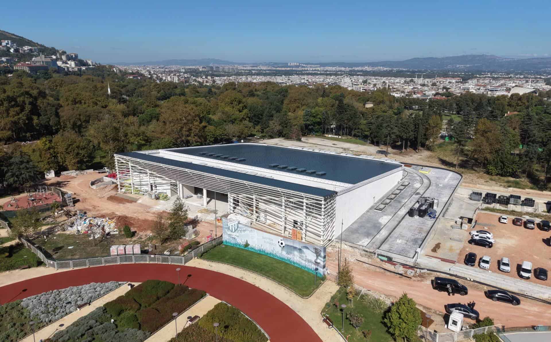 Bursa Atatürk Spor Salonu İnşaatı Yüzde 80 Tamamlandı