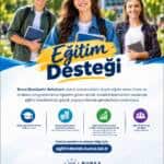 Bursa Büyükşehir’den Üniversite Öğrencilerine Eğitim Desteği