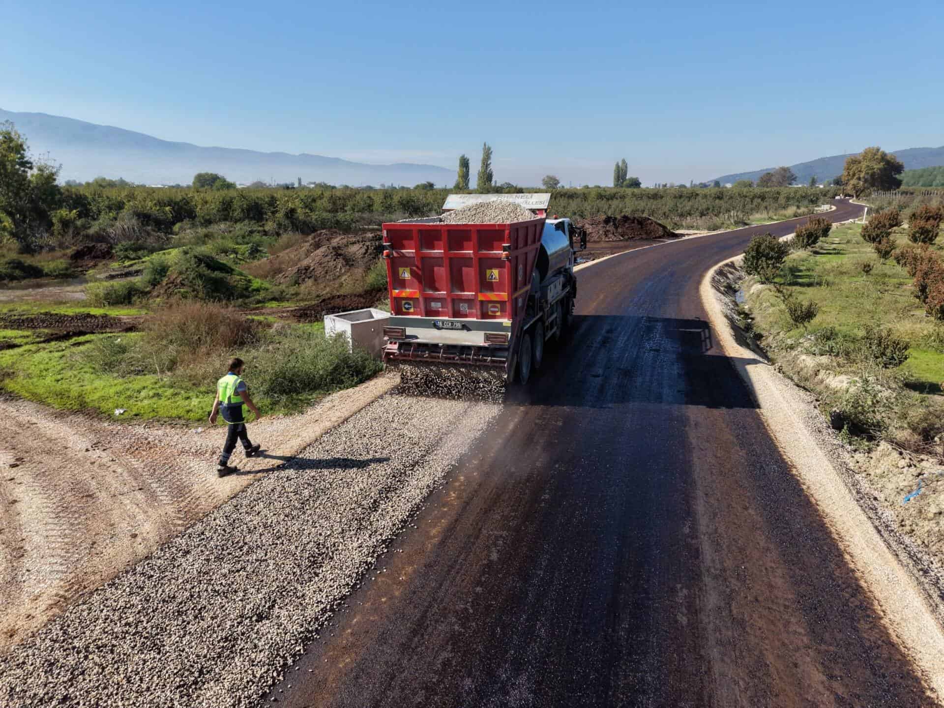 Bursa’da 6 Mahallede 9 Kilometrelik Yol Yenileme