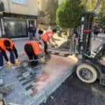Bursa’da Erdoğan Caddesi Asfaltlanıyor