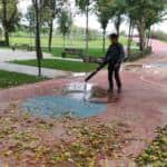 Bursa’da Park ve Bahçelere Günlük Bakım Yapılıyor