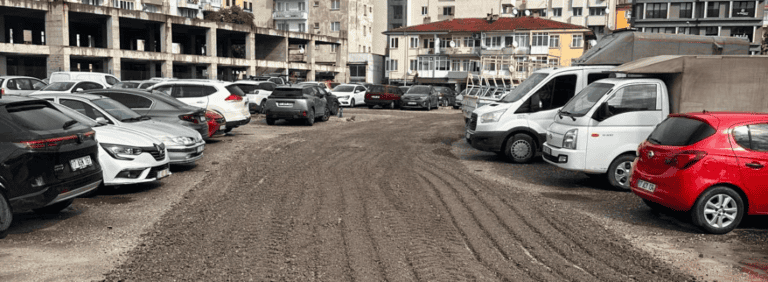 Çanakkale Cennet Otoparkı Zemini Düzenlendi