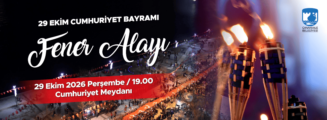 Çanakkale’de 29 Ekim Fener Alayı Başlıyor