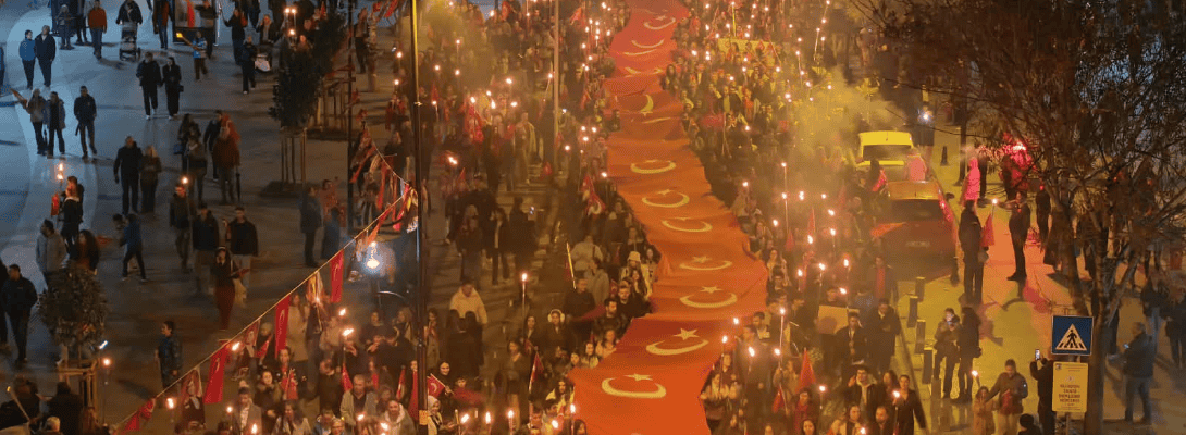 Çanakkale’de Cumhuriyet Bayramı Coşkuyla Kutlandı