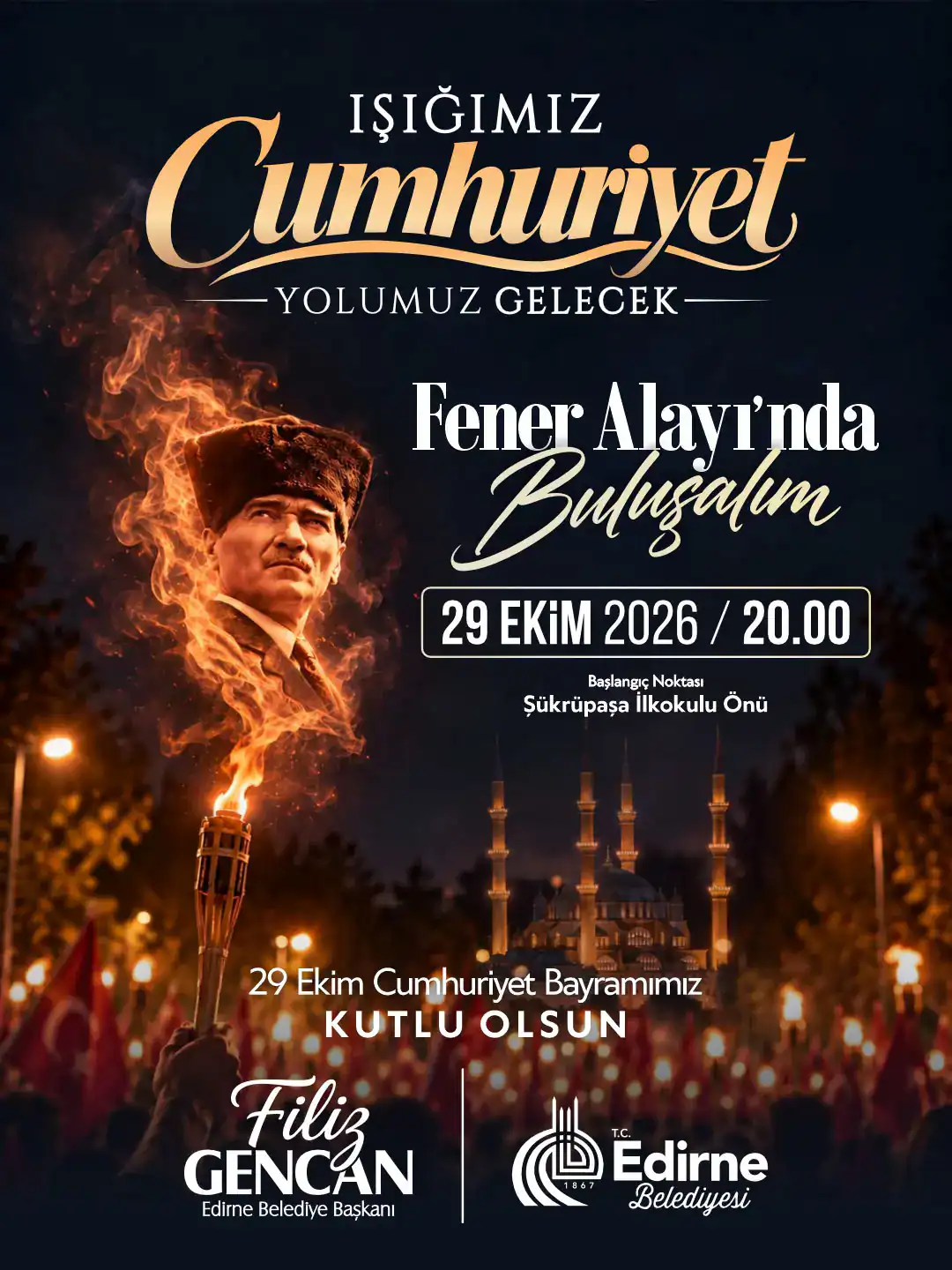 Edirne’de 29 Ekim Fener Alayı Başlıyor
