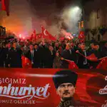 Edirne’de Sağanak Yağışta Cumhuriyet Coşkusu