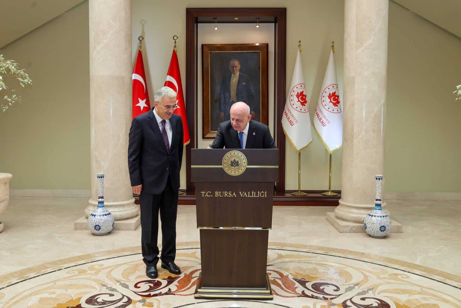 İsmail Kahraman MTTB Bursa Şubesini Ziyaret Etti
