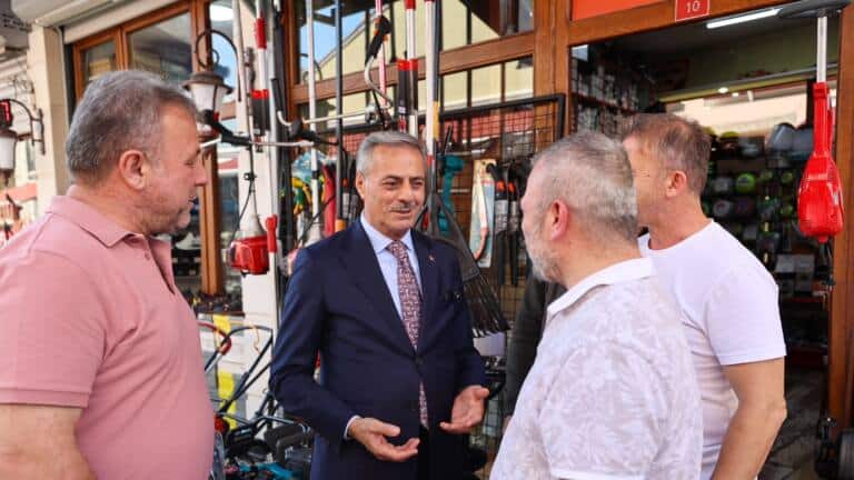 Tarihi Uzunçarşı’da Altyapı ve Zemin Yenileniyor